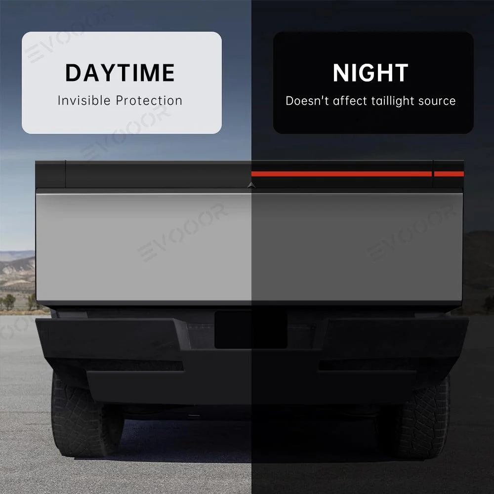 Elülső fényrúd és hátsó lámpa, fekete, barkácsoló készlet Cybertruckhoz