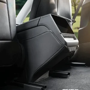 Tesla Model 3+ Highland hátsó kick -panel PU bőr hátsó konzolhoz