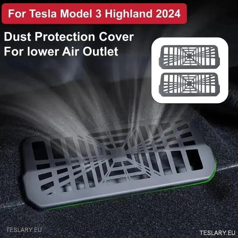 Tesla 3 Highland ülésen levő kimeneti fedél