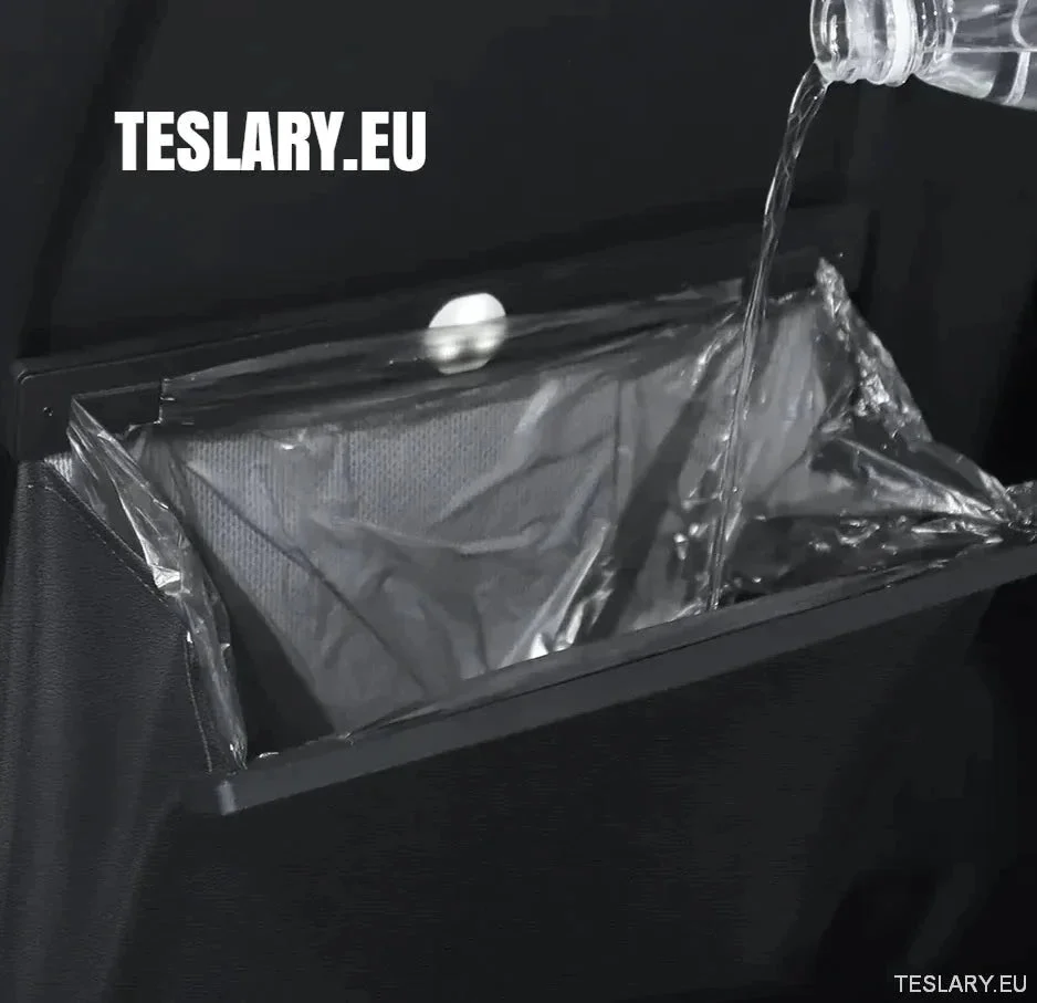 Ülés hátsó tárolása/táska PU bőr LED -es és mágneses reteszel
