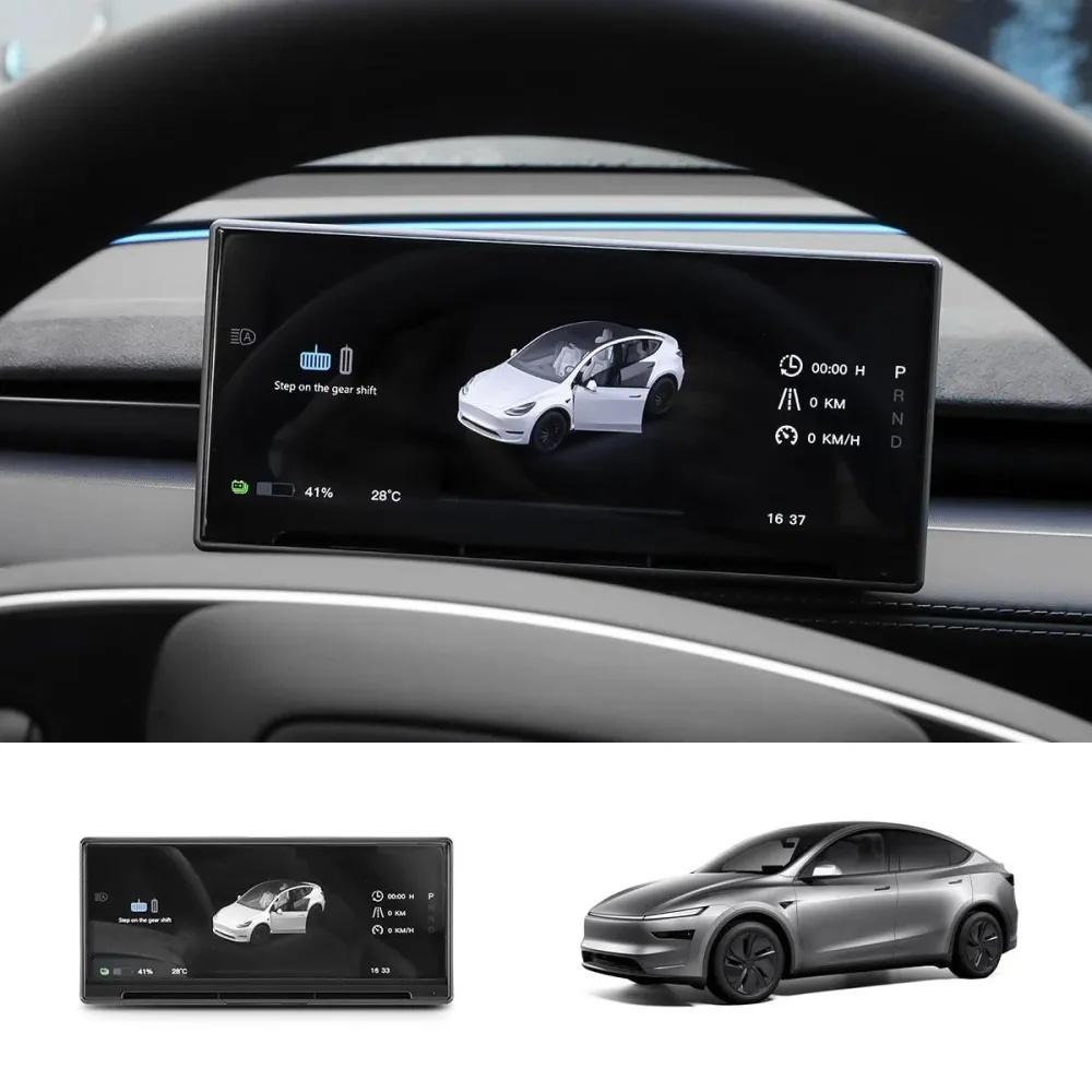8,9 hüvelykes vezeték nélküli CarPlay és Android Auto HUD Tesla Model 3 Highland / Model Y Juniperhez
