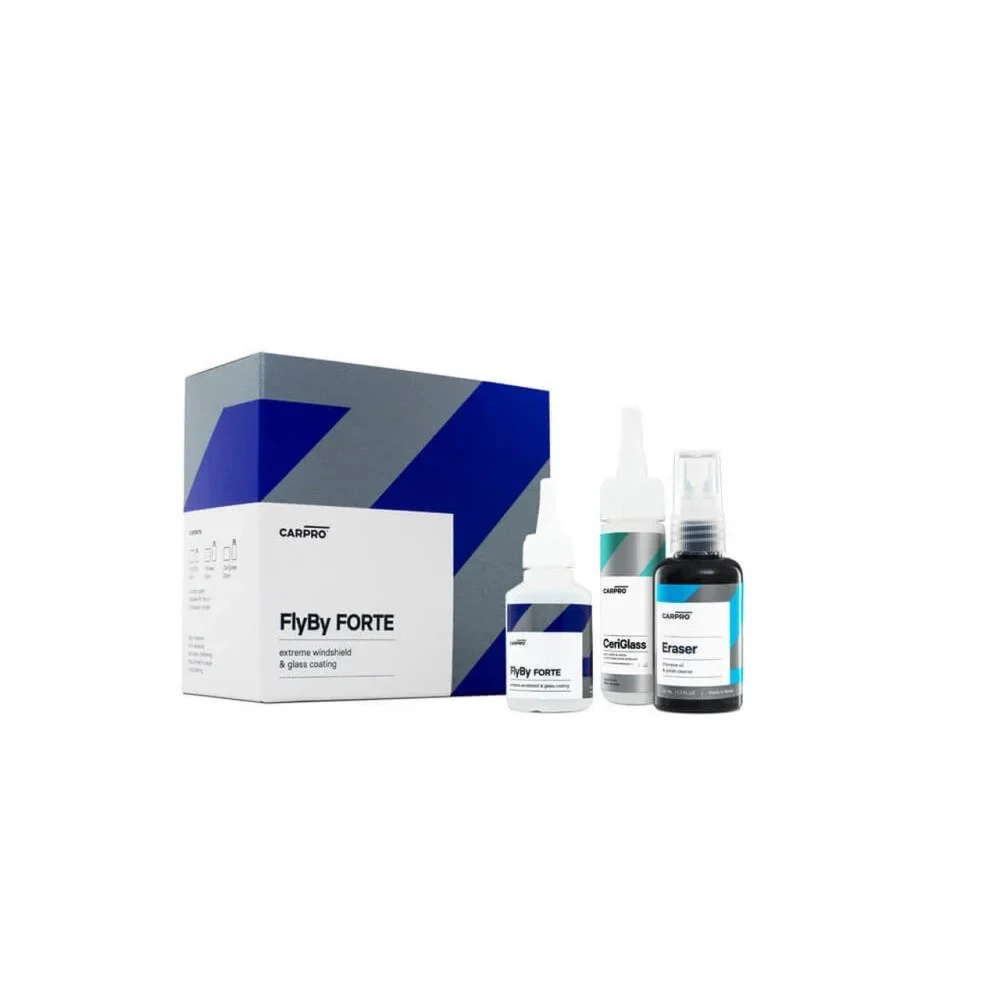 Hidrofób üvegápoló Carpro FlyBy Forte Kit, 15ml