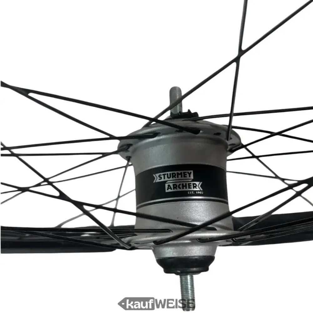 Sturmey Archer HDS12 agydinamó 26" Komplett első kerék