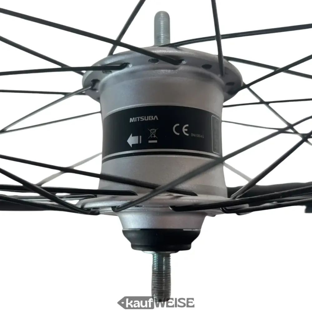 Sturmey Archer HDS12 agydinamó 26" Komplett első kerék