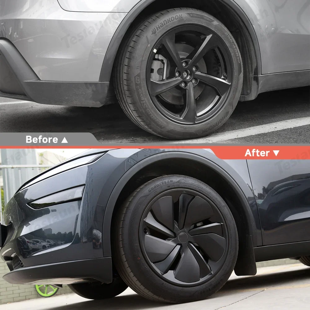Prémium 19"-os kerékborító szett Tesla Model Y Juniper 2025+ - Elegáns dizájn, OEM minőség (4 darabos csomag)