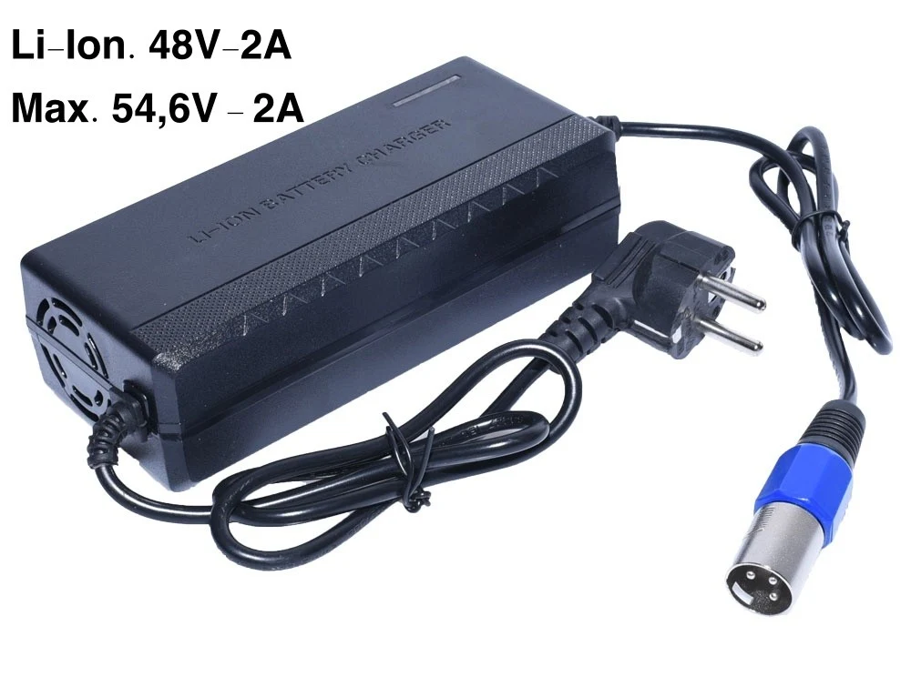 Li-ion töltő 48V-2A, XLR