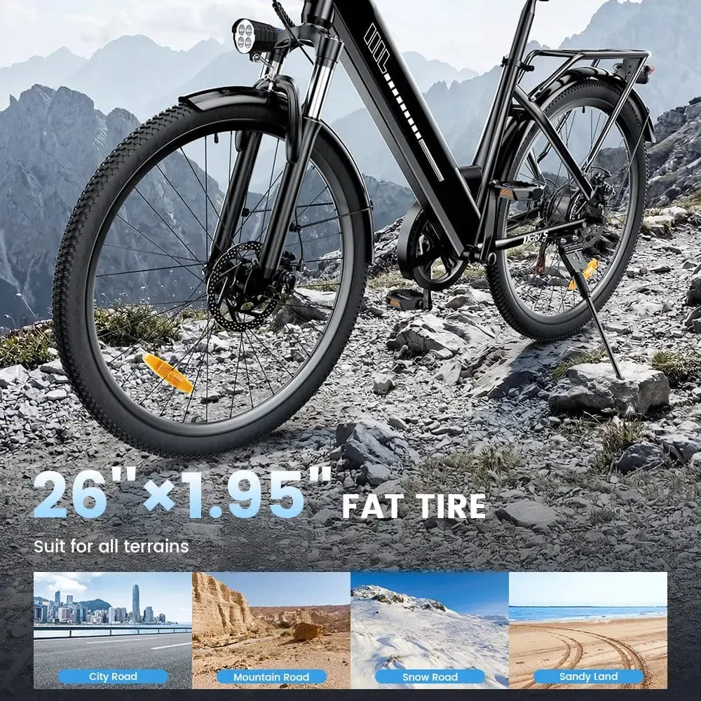 UcityS Trekking elektromos kerékpár 36V 13Ah 88km hatótávolság