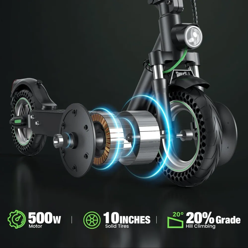 S9MAX elektromos robogó 500W összecsukható ingázó e-robogó iSinwheel