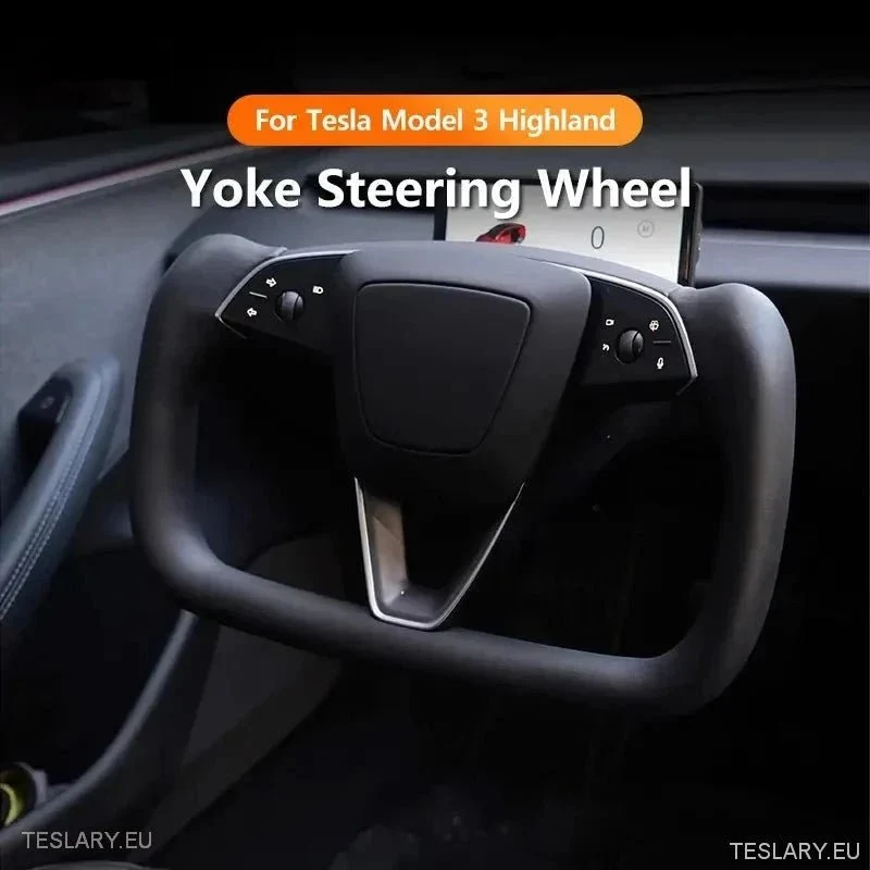 Tesla Yoke stílusú kormánykerék 3. modellhez Highland