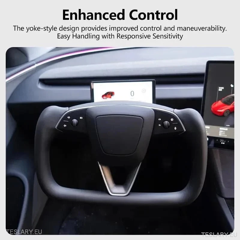 Tesla Yoke stílusú kormánykerék 3. modellhez Highland