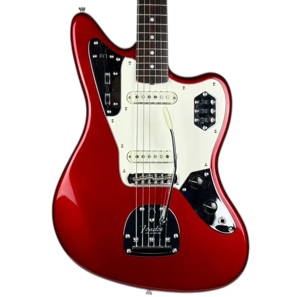 Fender Japan FSR Traditional 60s Jaguar 2025 - Candy Apple Piros - Egyezik Fejjel