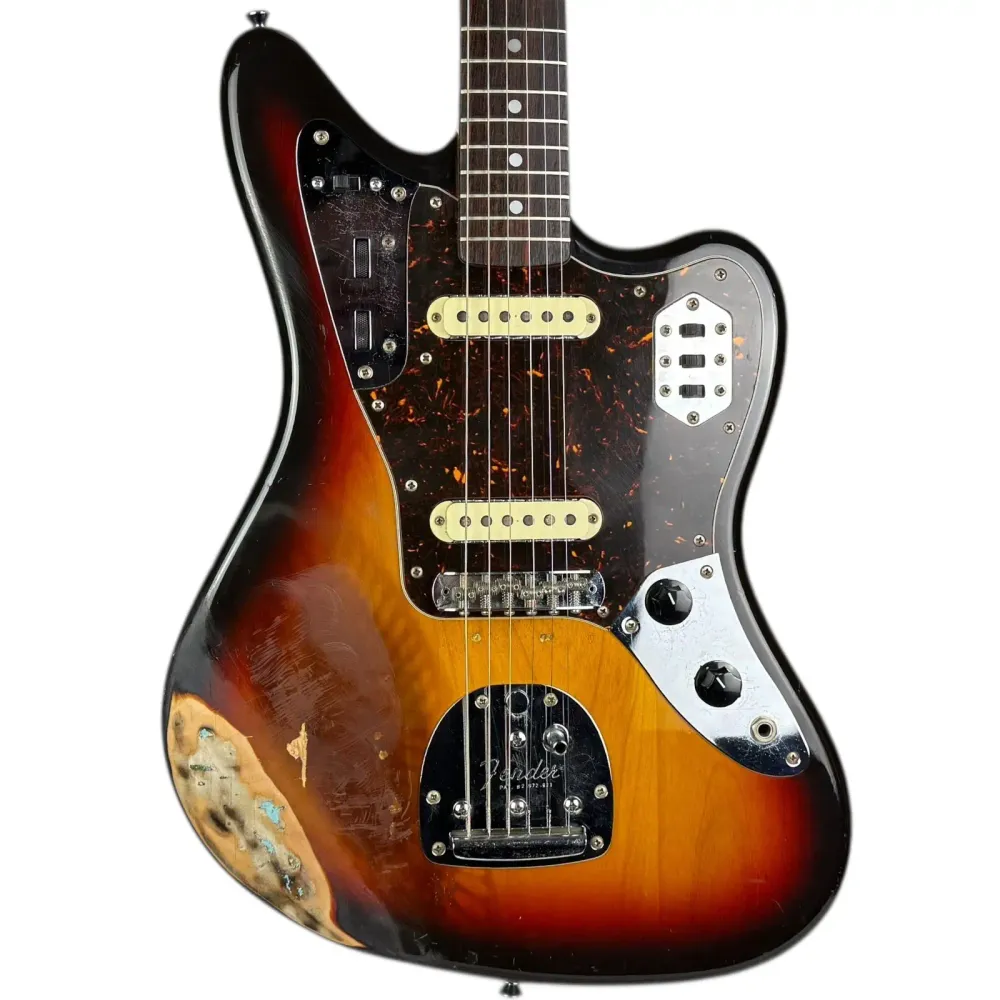 Fender Japan 66’ Reissue Jaguar 1997-2000 - Napfény Burst