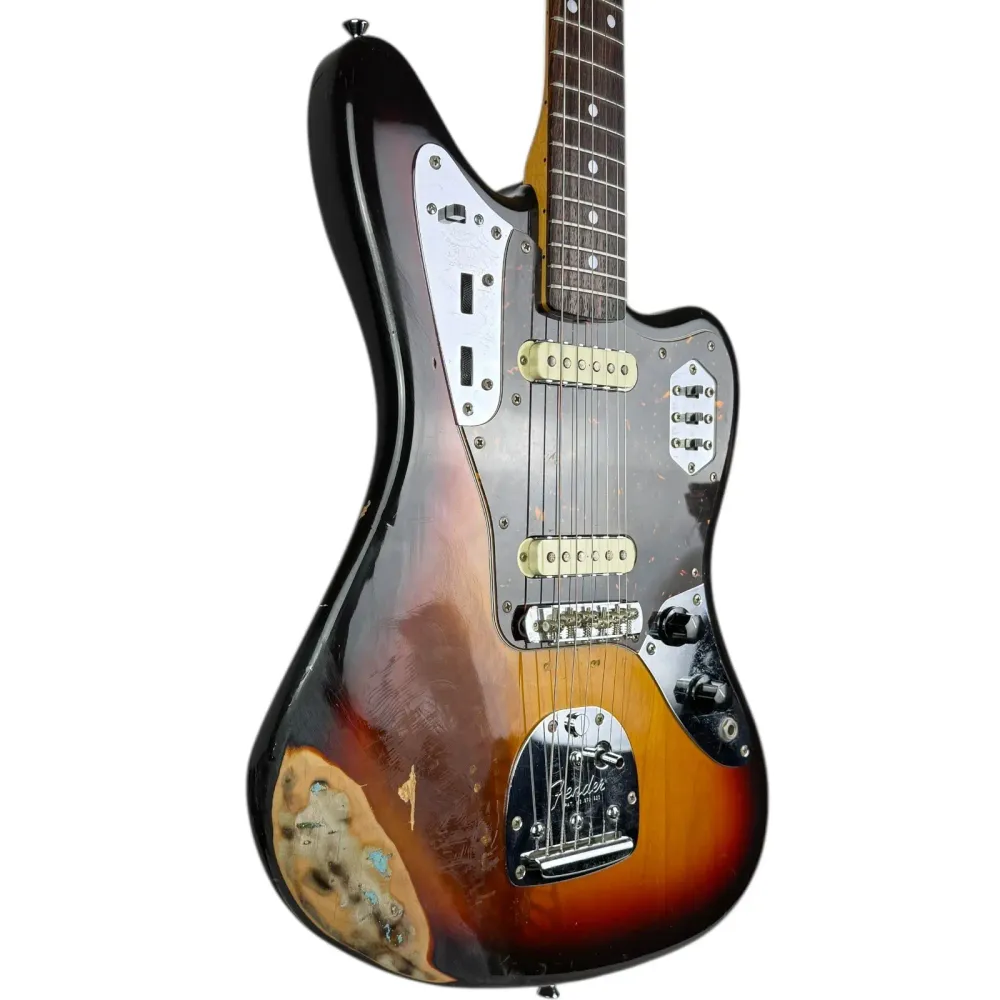 Fender Japan 66’ Reissue Jaguar 1997-2000 - Napfény Burst