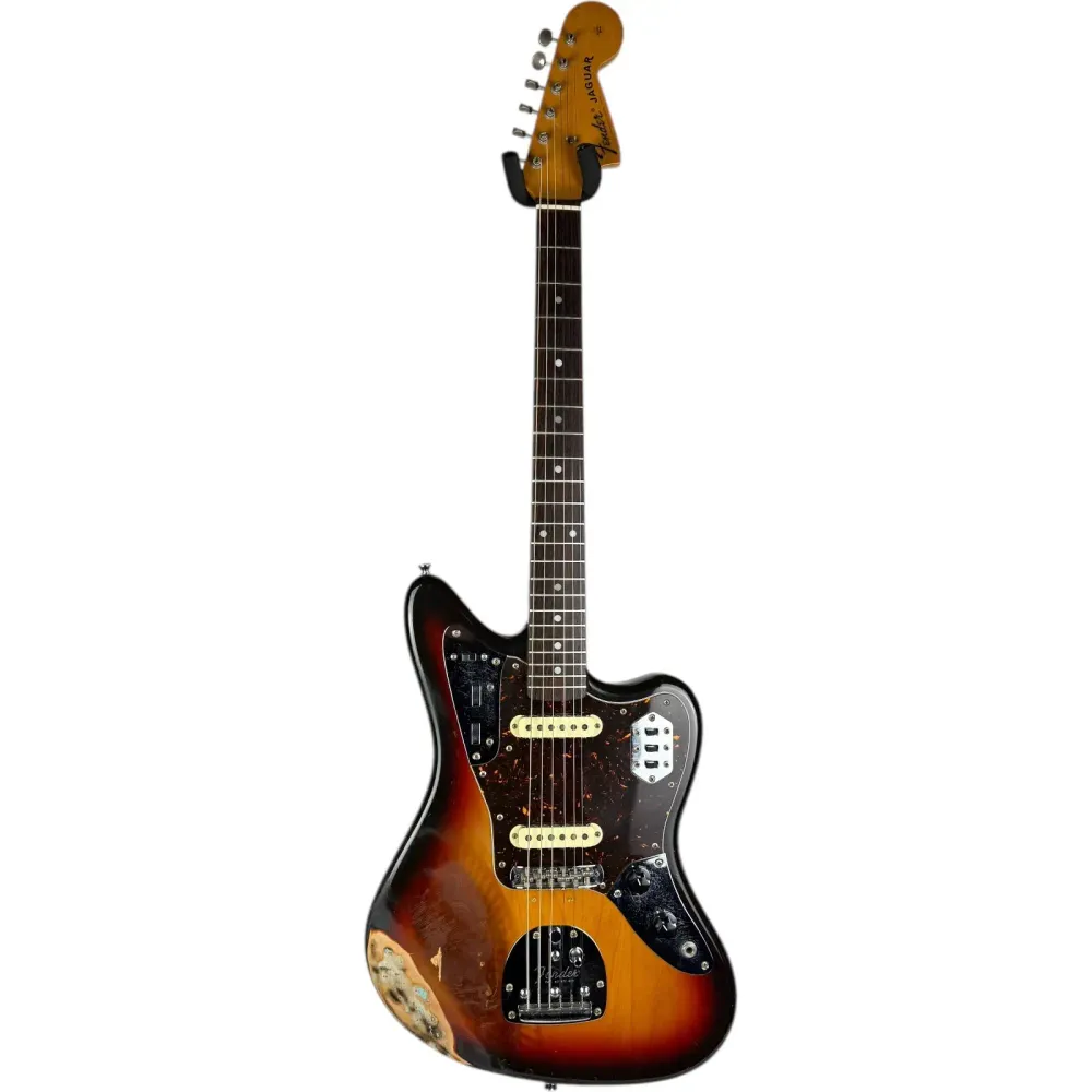 Fender Japan 66’ Reissue Jaguar 1997-2000 - Napfény Burst