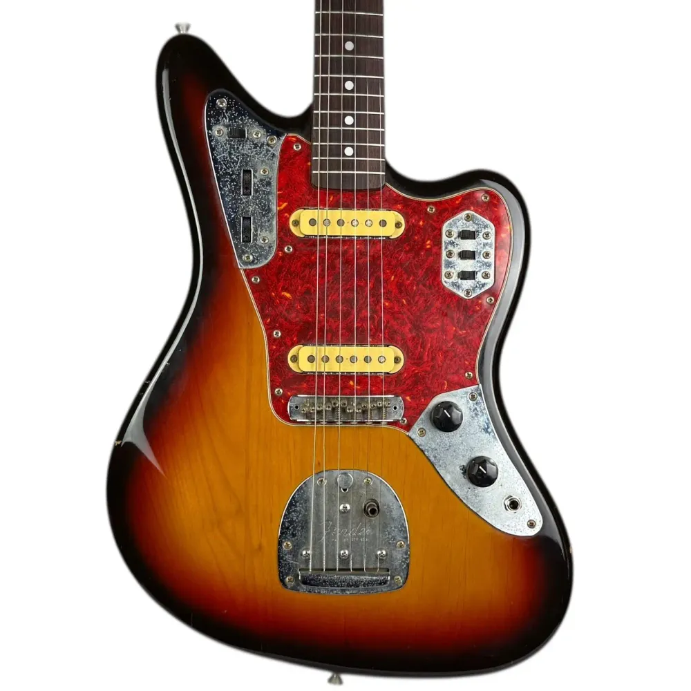 Fender Japan 66’ Reissue Jaguar 1997-2000 - Napfény Burst