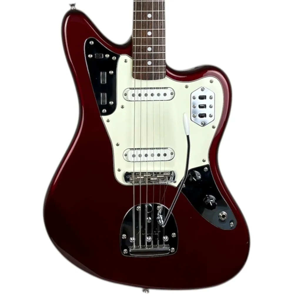 Fender Japan 66 Reissue Jaguar 2007-2010 - Candy Apple Red - Egyező fej