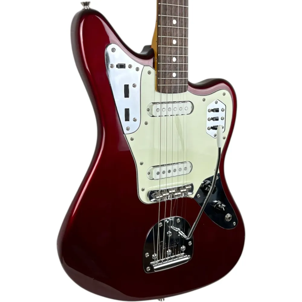 Fender Japan 66 Reissue Jaguar 2007-2010 - Candy Apple Red - Egyező fej