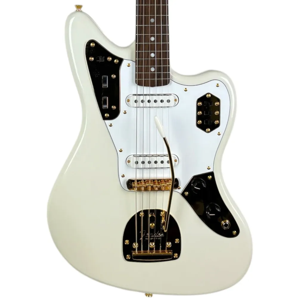 Fender Japan Traditional Collection 60s Jaguar 2025 - Fehér gyöngyház - Egyező fej