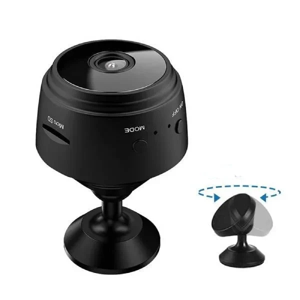 Vezeték nélküli Full HD tolatókamera lakóautóhoz, teherautóhoz és utánfutóhoz éjjellátóval és 360 fokban forgatható tartóval