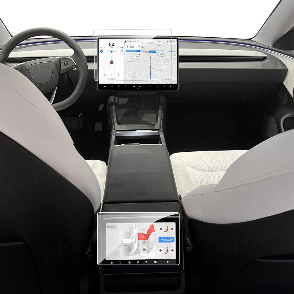 2024+ Model 3 Highland Edzett üveg képernyővédő fólia Tesla