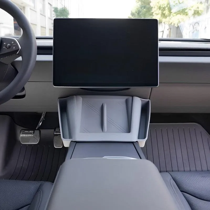 2024+ Model 3 Highland Központi vezérlésű vezeték nélküli töltő szilikon tárolódoboz Tesla