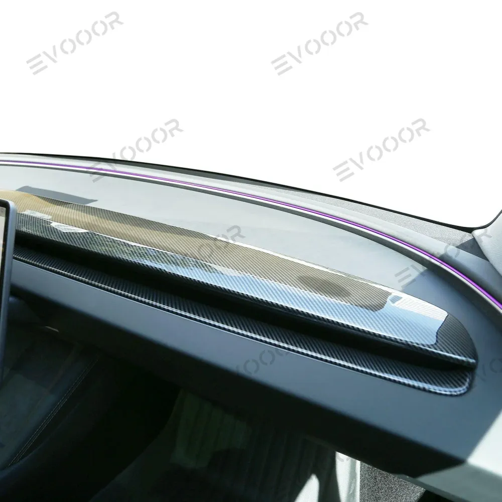 2024+ Model 3 Highland Műszerfalburkolat (karbon mintázatú ABS) következőhöz: Tesla(2 db)