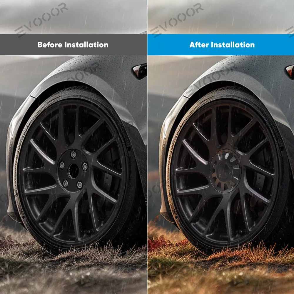2024+ Tesla Model 3 Highland Wheel kerékagysapka középső burkolat 18 hüvelykes fotonkerékhez (4 db)