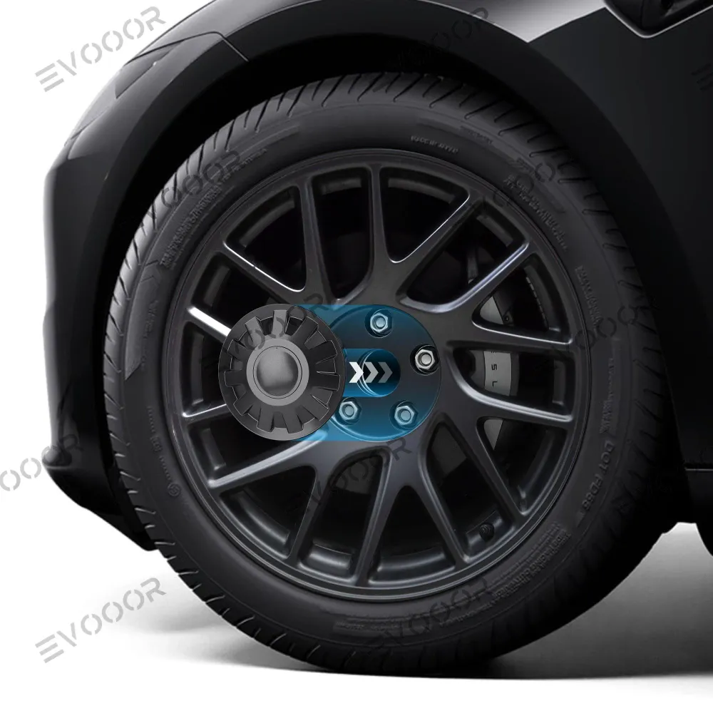 2024+ Tesla Model 3 Highland Wheel kerékagysapka középső burkolat 18 hüvelykes fotonkerékhez (4 db)