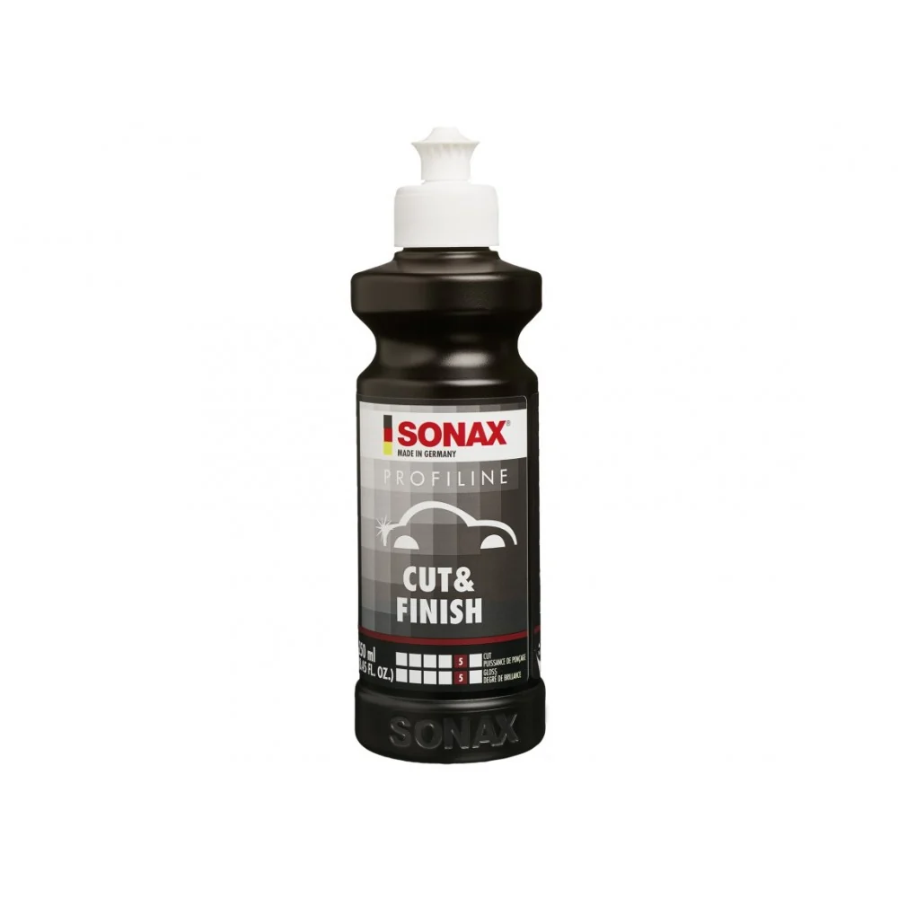 Abrazív autófényező Sonax ProfiLine Cut and Finish, 250ml