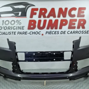 Első lökhárító Audi Q7 4L 2. fázis (04/2009 - 04/2015) – Eredeti használt alkatrész radarral és fényszórómosóval