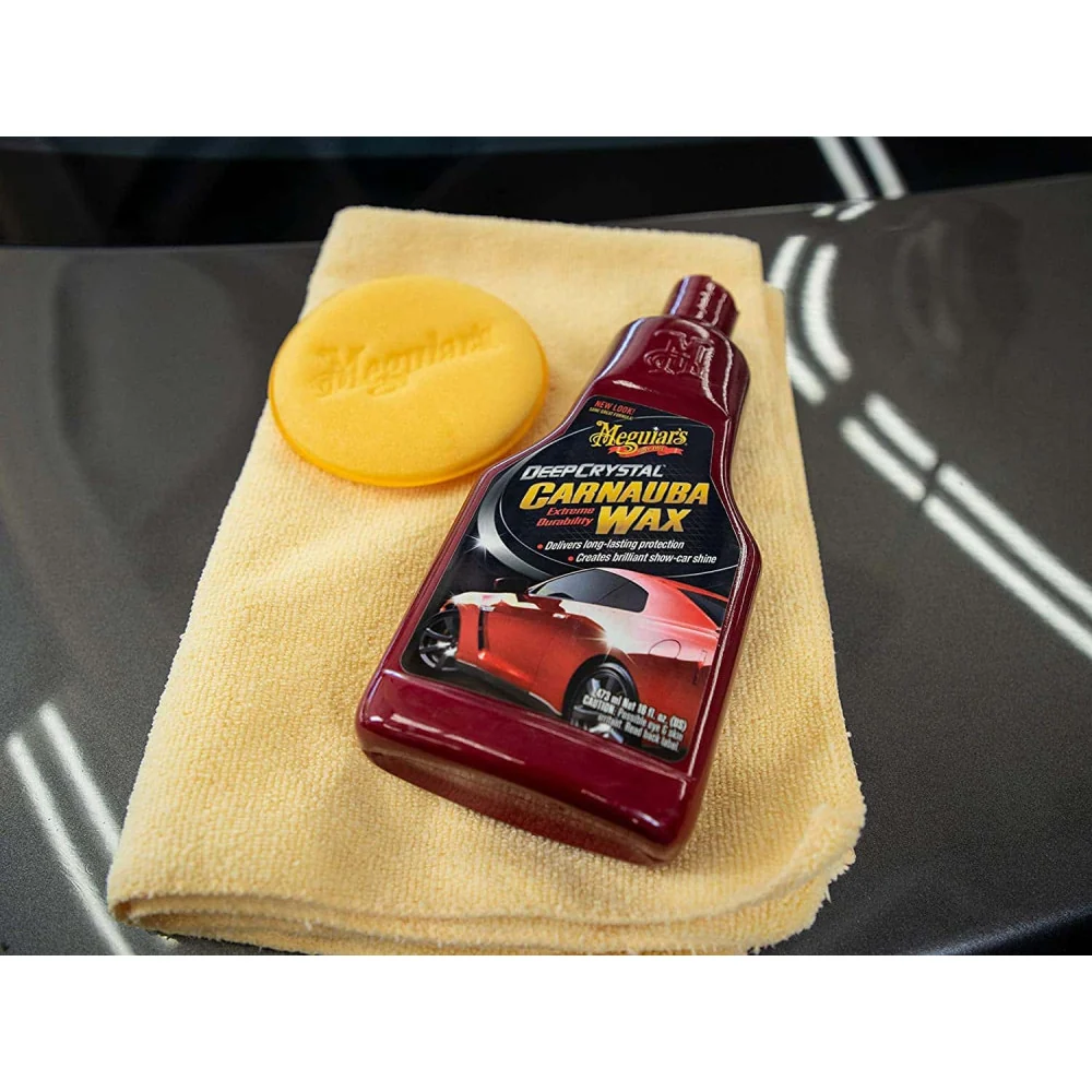 Auto Liquid Wax Meguiar's Deep Crystal Carnauba Wax, 3. lépés, 473 ml