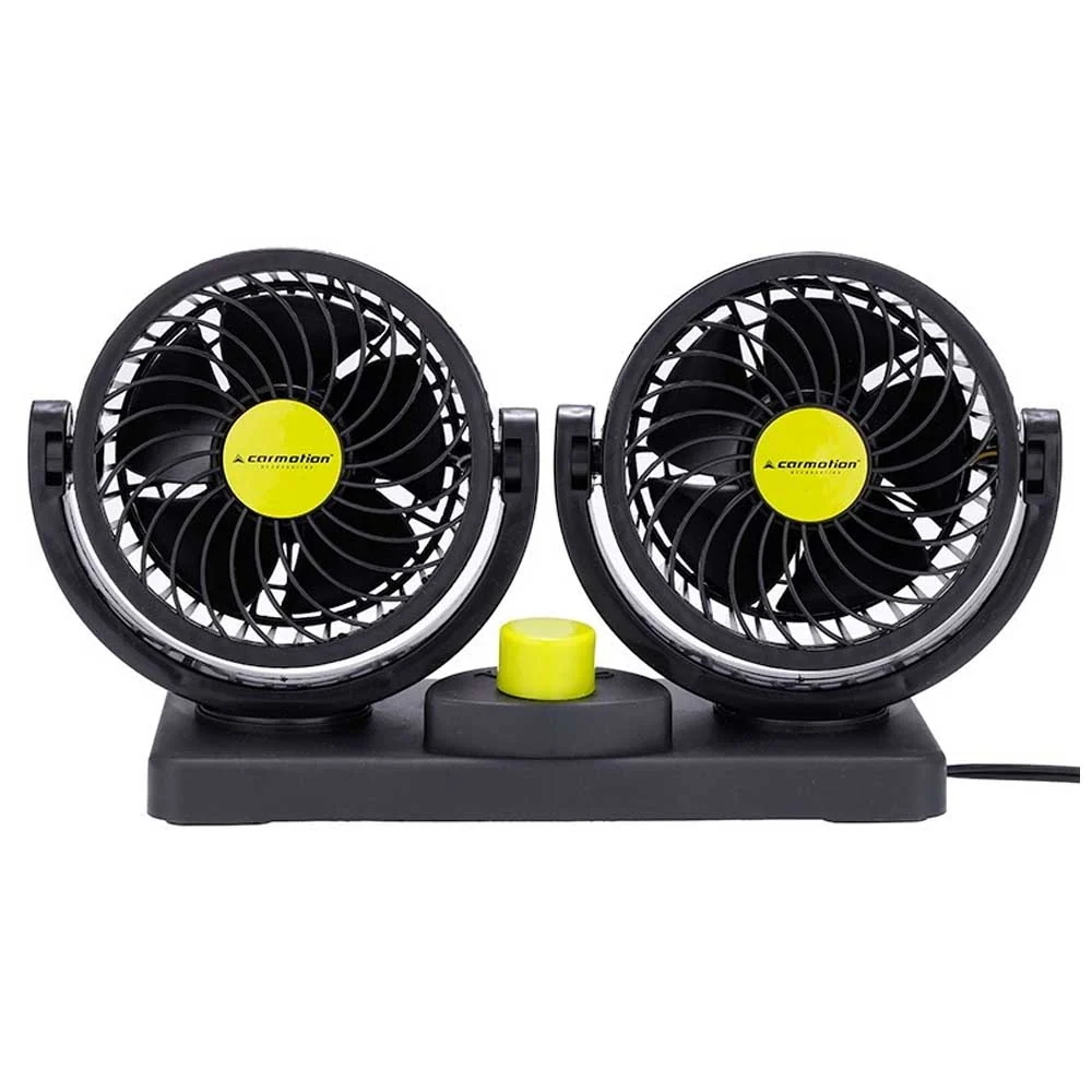 Autós ventilátor - 12V/8W, 2x10 cm átmérő