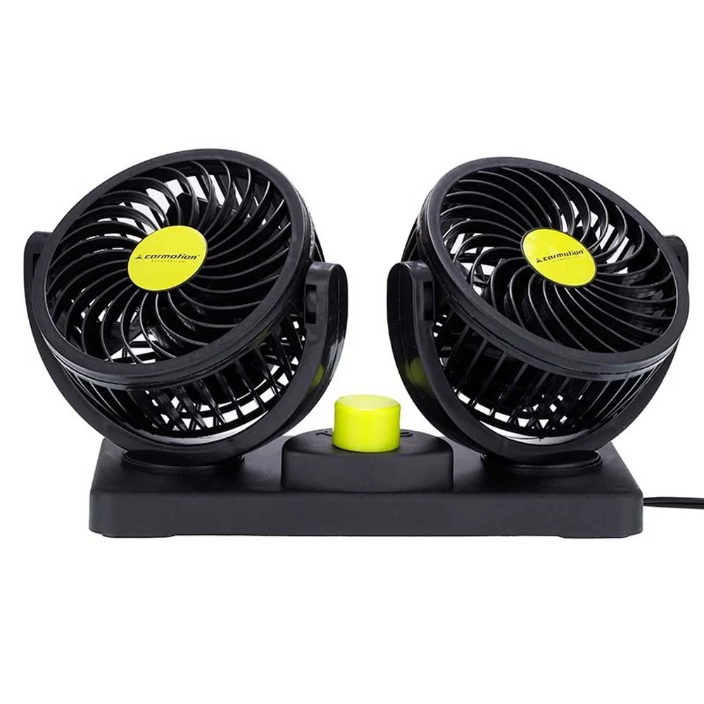Autós ventilátor - 12V/8W, 2x10 cm átmérő