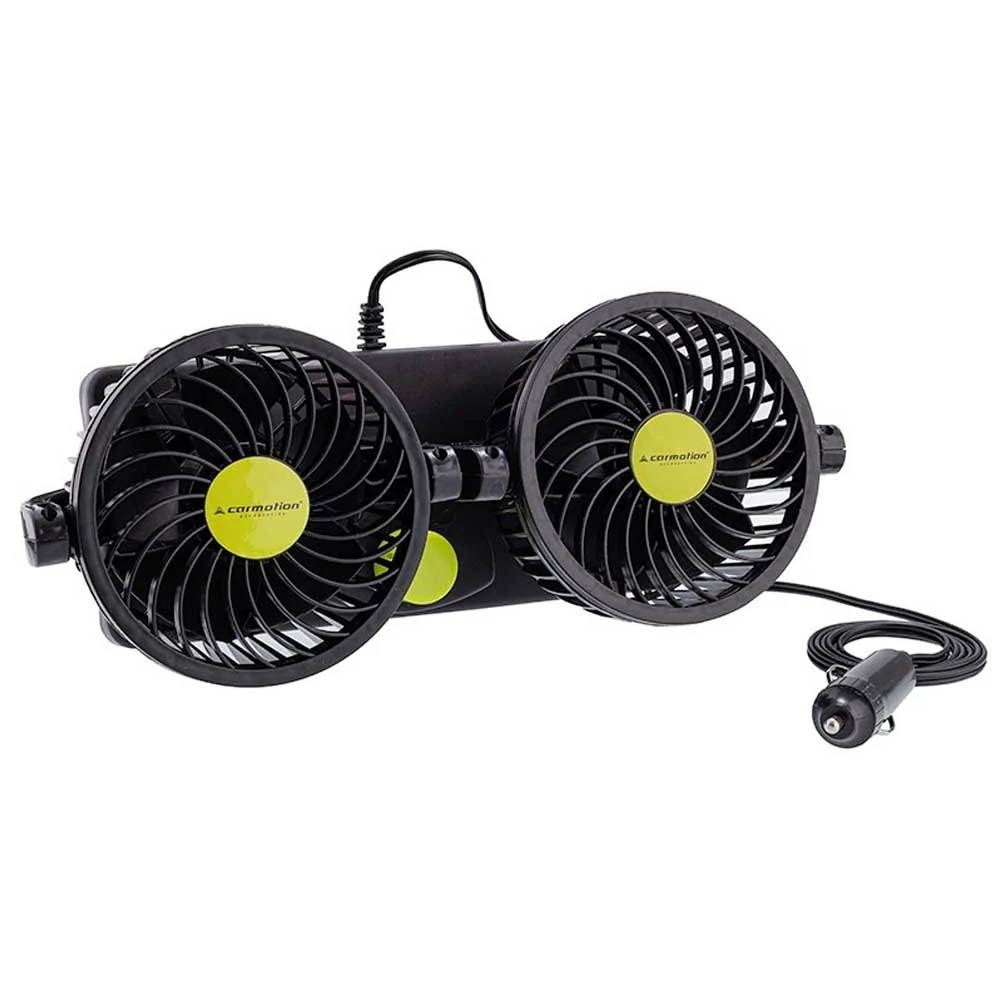 Autós ventilátor - 12V/8W, 2x10 cm átmérő