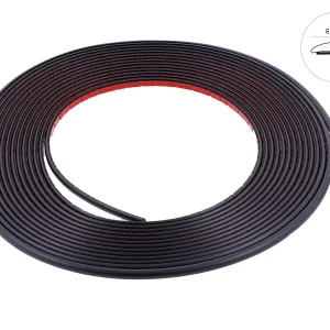 Autóstílus csík, fekete matt, 6 mm x 8 m (86170)