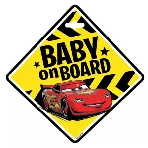Baby on Board tányér, Autók