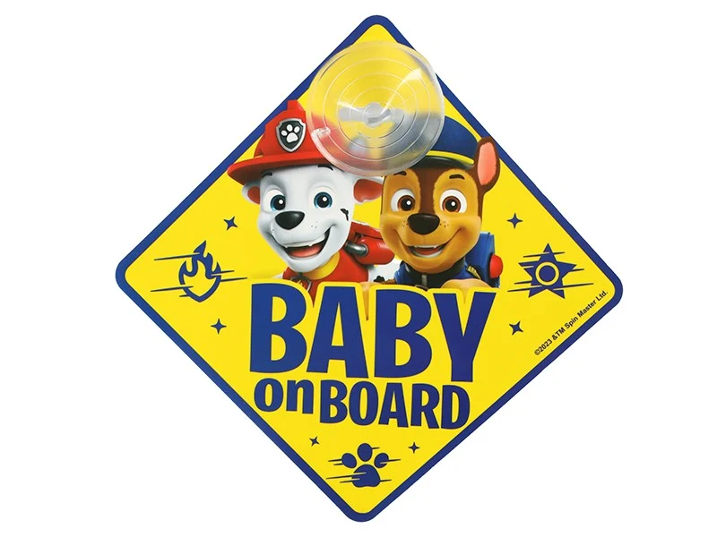 Baby On Board tányér, Mancs őrjárat fiúk