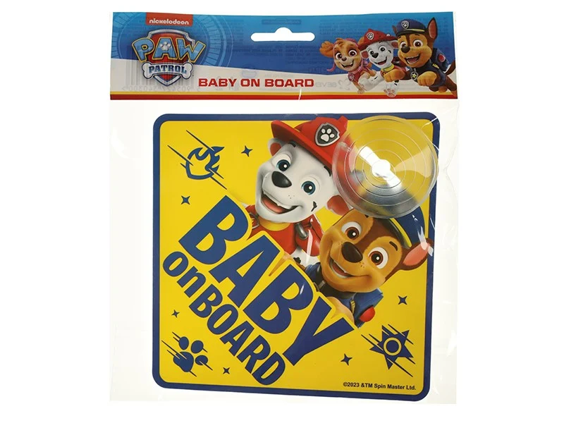 Baby On Board tányér, Mancs őrjárat fiúk