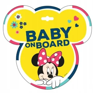 Baby on Board tányér, Minnie