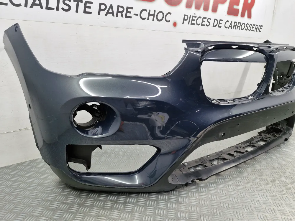 Első lökhárító BMW X1 (F48) 1. fázis (2015.09-től 2020.03-ig) – Eredeti használt alkatrész radarokkal és parkolóassziszten...