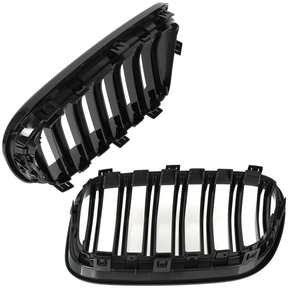 BMW X4 F26 hűtőrács (fényes fekete, double bar – bal+jobb) 2011-2014