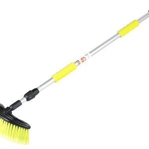 Félköríves vízáramoltató kefe 20 cm / 8 " teleszkópos nyéllel 105 - 160 cm és szeleppel