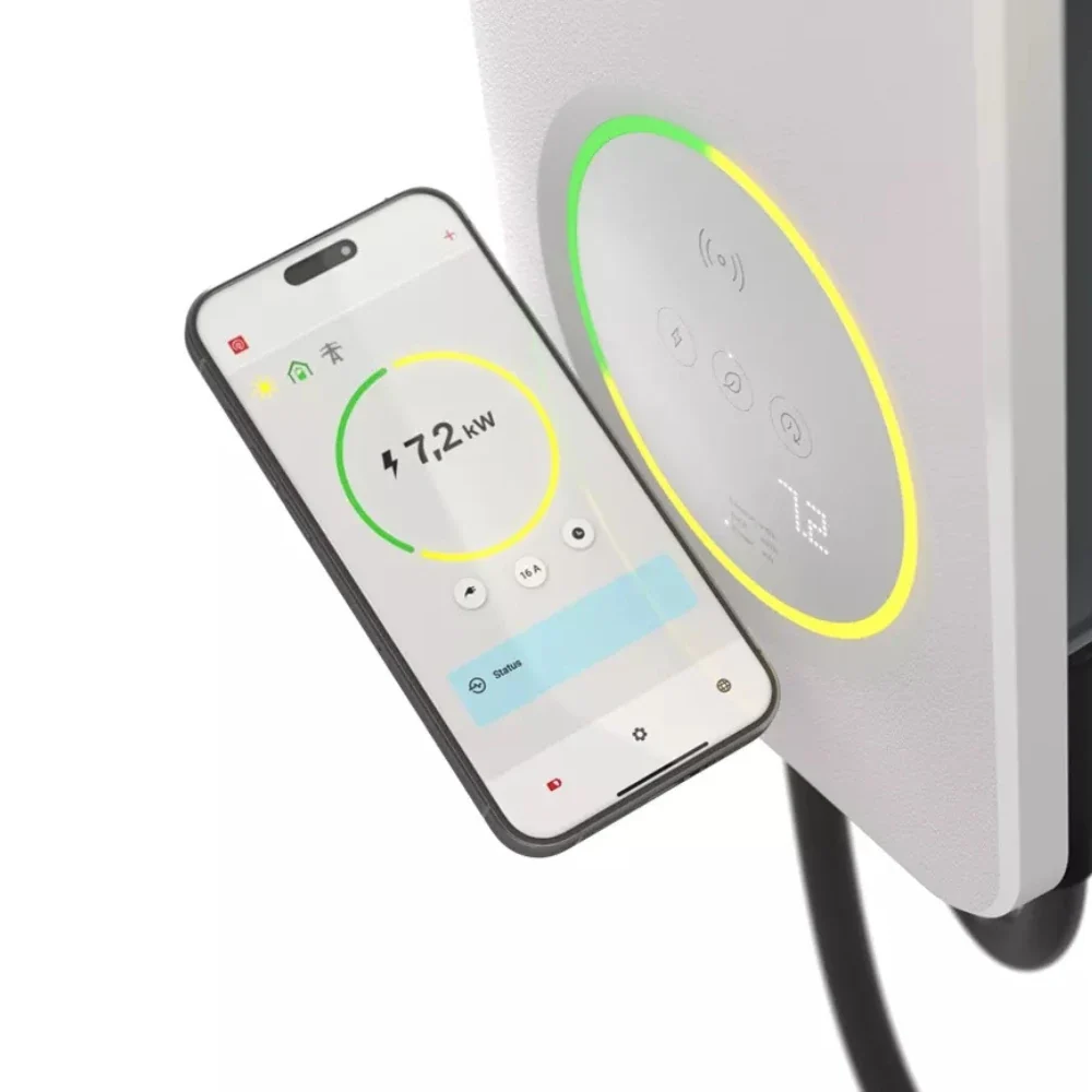 Fronius Wattpilot Flex Home 11 EV fali töltő (szürke, 6m Type2 kábel)