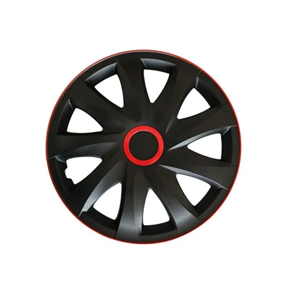 14" Kando RACE keréktárcsák fekete és piros 4 darabos készlete