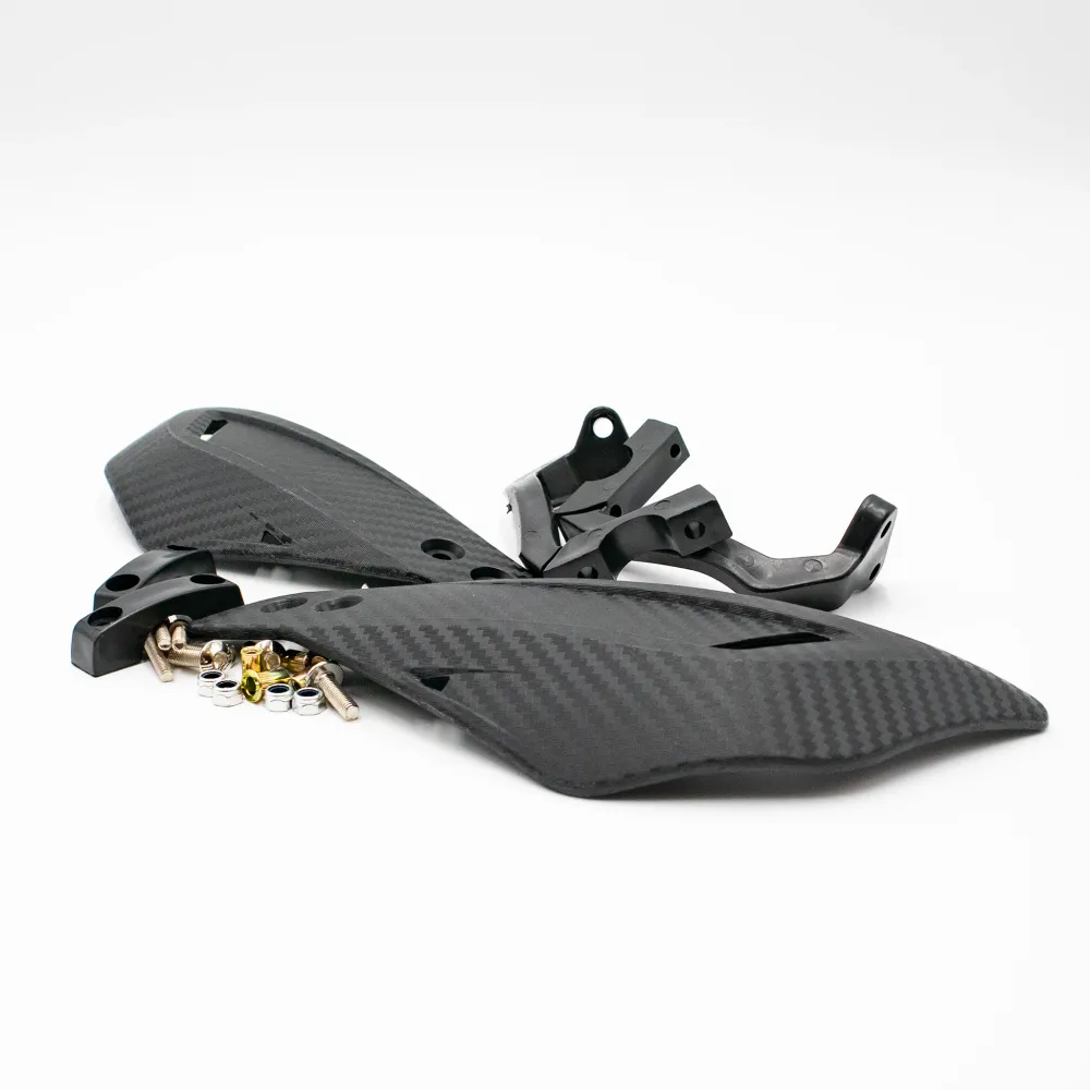 Karbonhatású kézvédők Light Bee & E Ride Pro SS-hez