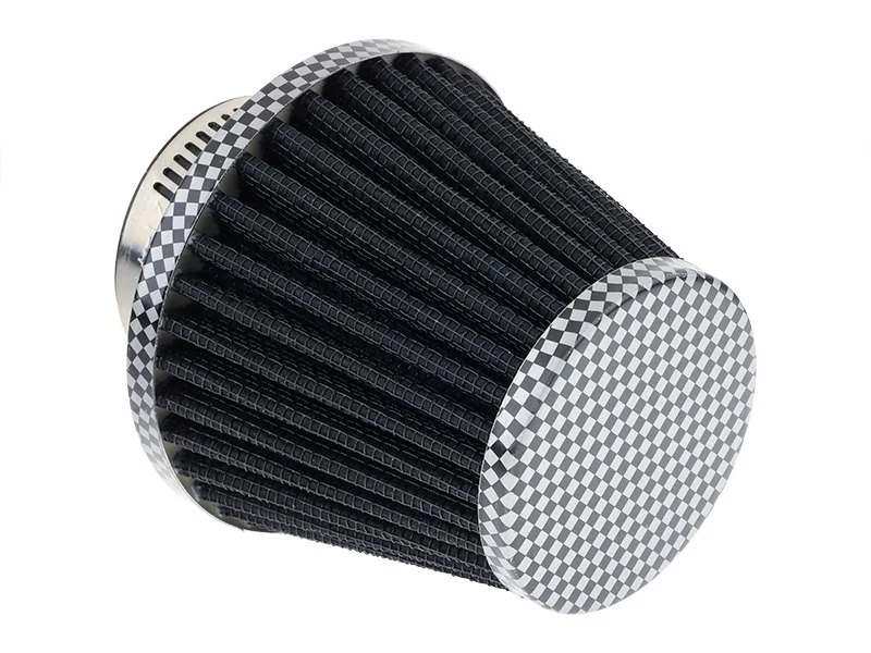 Kúpos légszűrő 74x62x51 mm, fekete/szenes