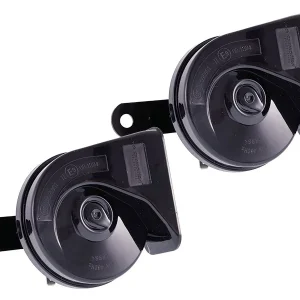 Kürt 12V, 118 dB, kéttónusú, csigatípusú, átm. 85 mm, egyenes, E9 homologizáció, 2 db.