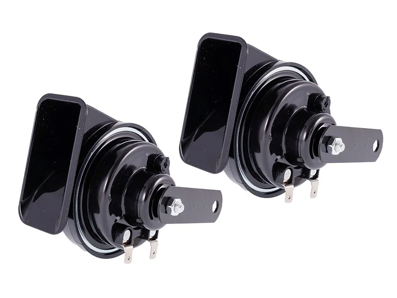 Kürt 12V, 118 dB, kéttónusú, csigatípusú, átm. 85 mm, egyenes, E9 homologizáció, 2 db.