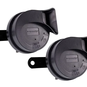 Kürt 12V, 118 dB, kéttónusú, csigatípusú, átm. 80 mm, oldalsó, E9 homologizáció, 2 db