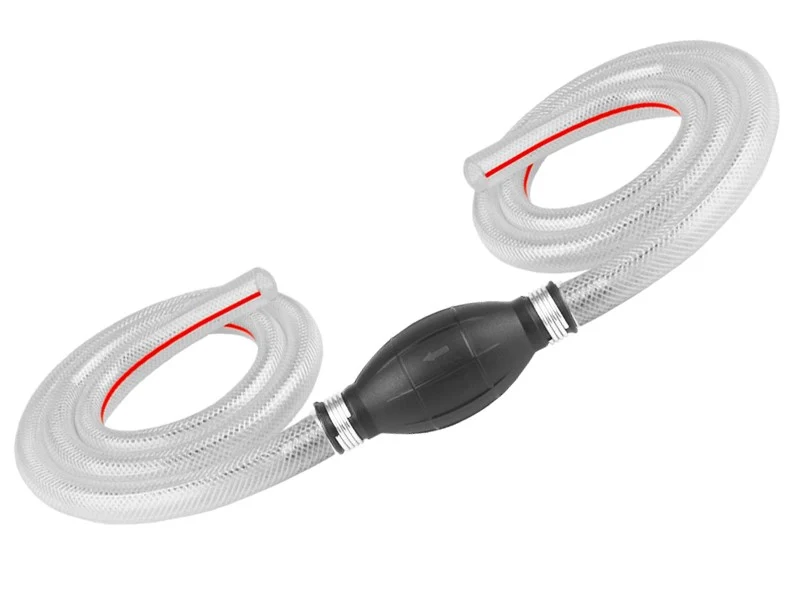 Kézi üzemanyagszivattyú - 2 x 12mm x 1m tömlő